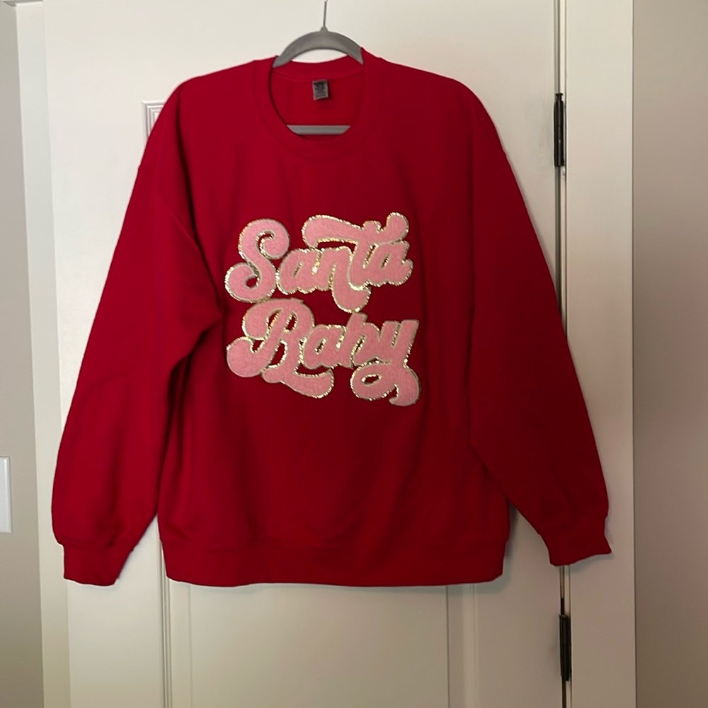 Good condition Santa Baby sweatshirt